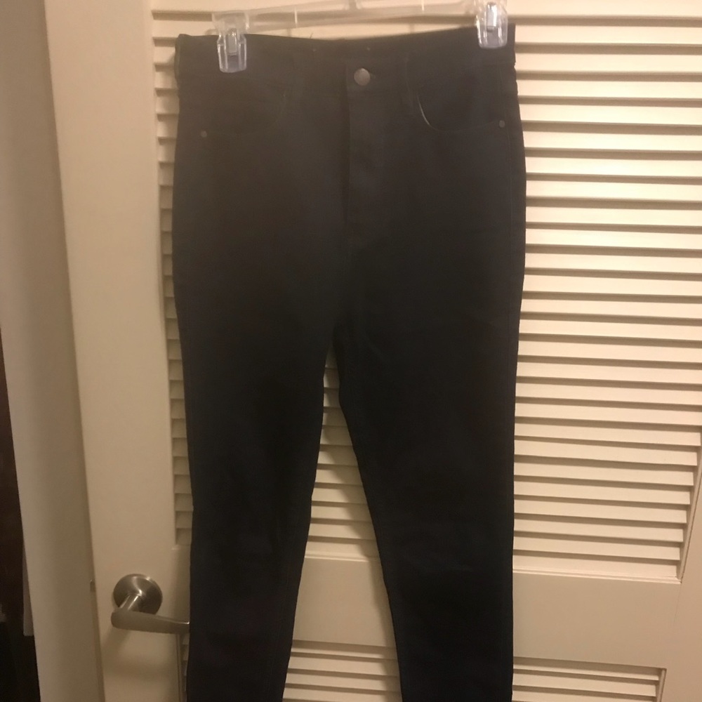 Free people high waist blue denim jeans